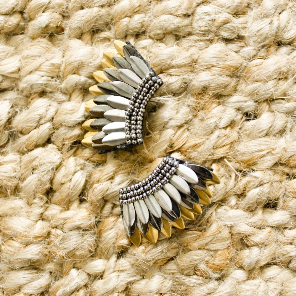 wing earrings